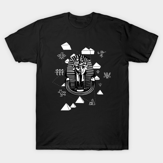 Ancient Egypt pyramids king tut best birthday gift T-Shirt T-Shirt by Midoart